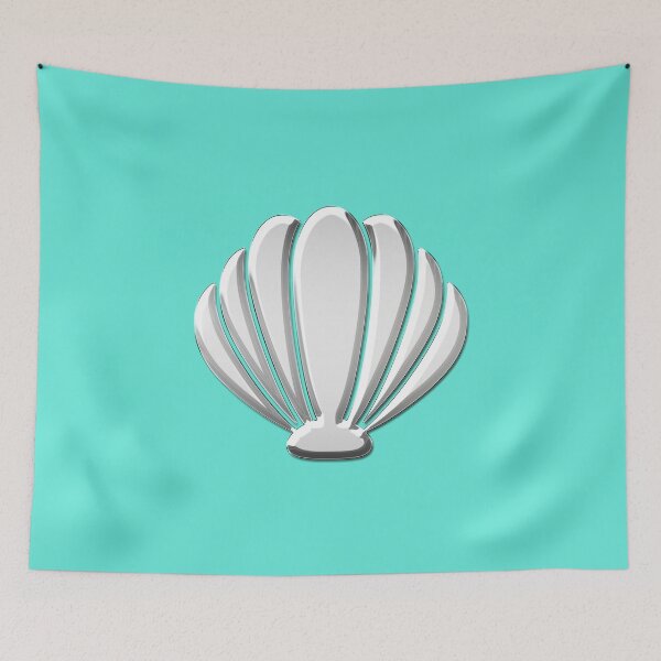 Item preview, Mermaid Shell Chrome Metallic  designed and sold by PrettyPage.