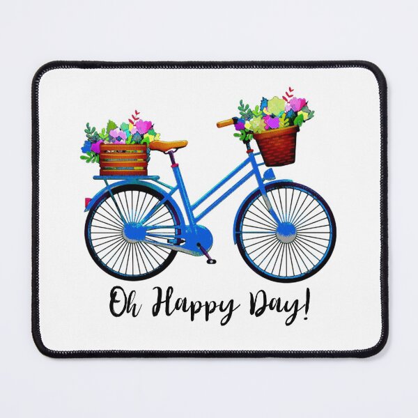 Item preview, Oh Happy Day, blue bike Rt designed and sold by VJKTees.