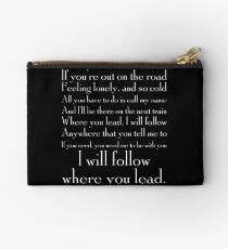 Where you lead I will follow Studio Pouch