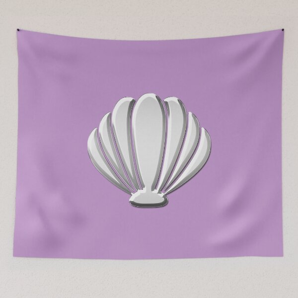 Item preview, Mermaid Shell Chrome Metallic  designed and sold by PrettyPage.