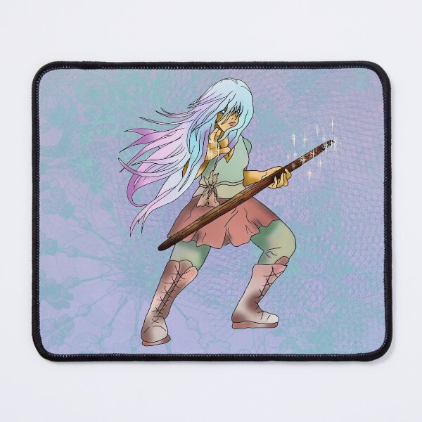 Item preview, Druid girl with a wood staff designed and sold by CuisineCat.