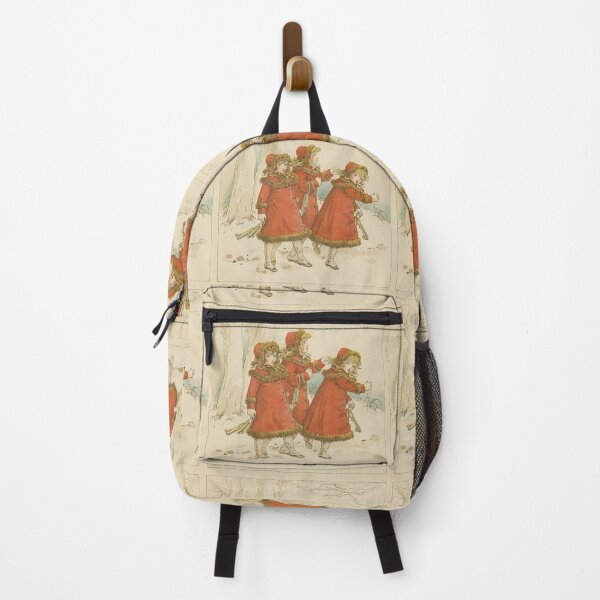 Item preview, Children in the Snow! Vintage Christmas Print. designed and sold by LoveVintageToo.