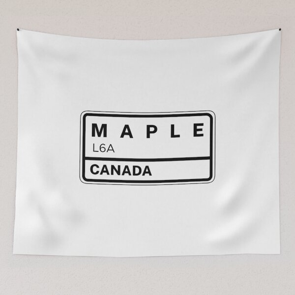 Item preview, Maple L6A Zip Code  designed and sold by Rajadrone.