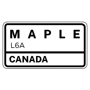 Artwork thumbnail, Maple L6A Zip Code by Rajadrone