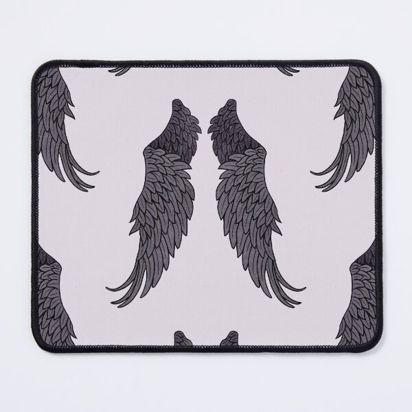 Item preview, Black folded angel wings designed and sold by TheLykosApparel.