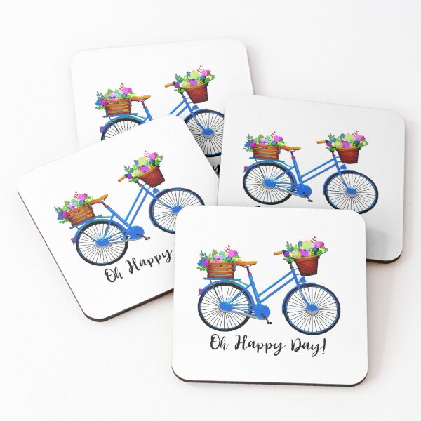 Item preview, Oh Happy Day, blue bike Rt designed and sold by VJKTees.