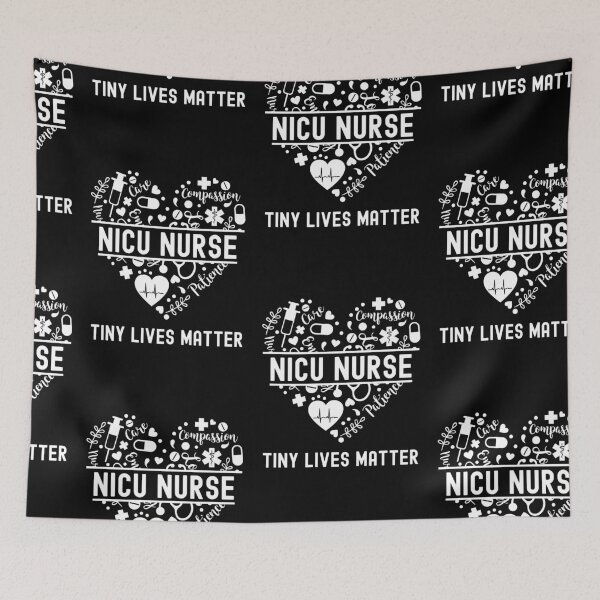 Item preview, Team Nicu Nurse, Tiny Lives Matter designed and sold by SportyDogShop.