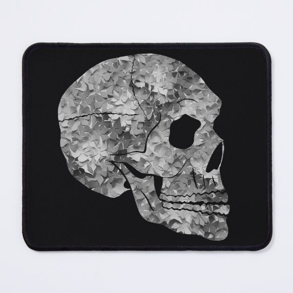 Item preview, Flower Skull Grey designed and sold by MidnightMagpie.