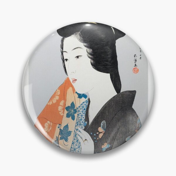 Item preview, Woman Holding a Hand Towel by Goyō Hashiguchi designed and sold by gizmut.