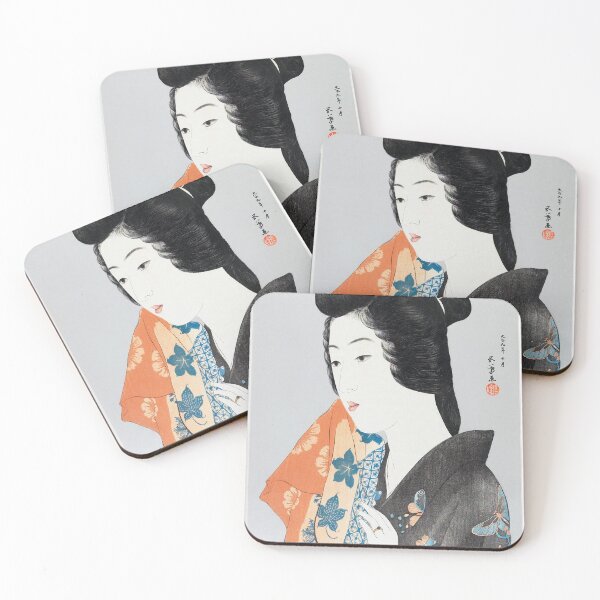 Item preview, Woman Holding a Hand Towel by Goyō Hashiguchi designed and sold by gizmut.