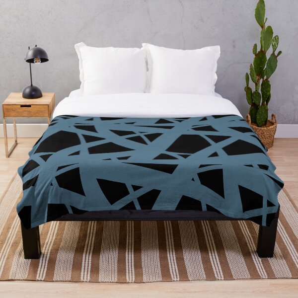 Artikelvorschau, Black and Blue Abstract Mosaic Pattern 3 Pairs Sherwin Williams Inky Blue SW 9149 2022 Trending Color  - Colour - Hue entworfen und verkauft von ColorOfTheYears.