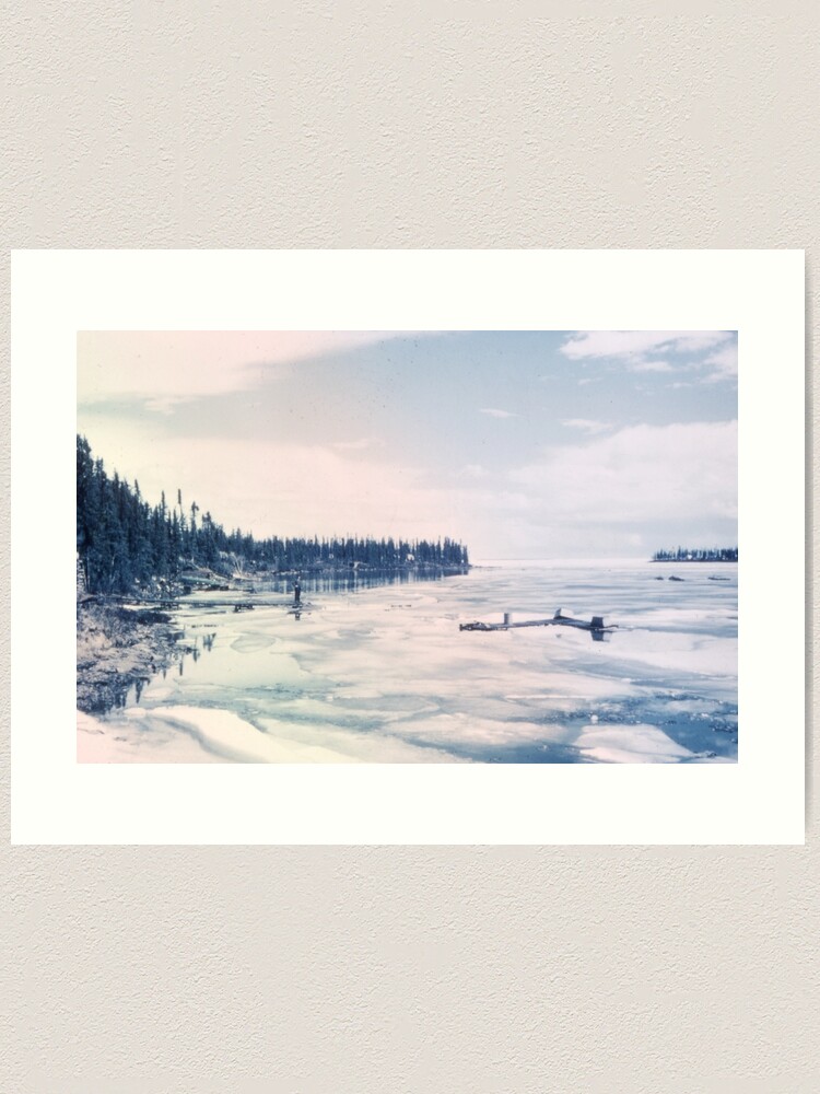 Alternate view of Waiting for the Thaw Art Print