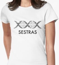 "Sestra DNA" – Orphan Black Clone Club Merch Women's Fitted T-Shirt