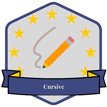 Artwork thumbnail, Cursive by US History