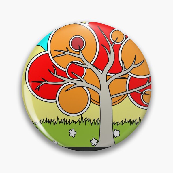Item preview, Retro Trees Spring Autumn Season designed and sold by flofin.