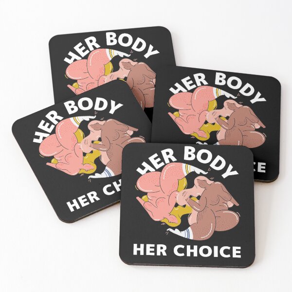 Item preview, Her Body Her Choice Womens Choice Pro Women Lady Liberty Feminist Movement designed and sold by KLINESTORE.