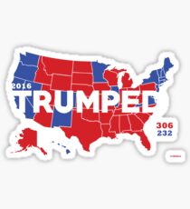 Pegatina TRUMPED 2016