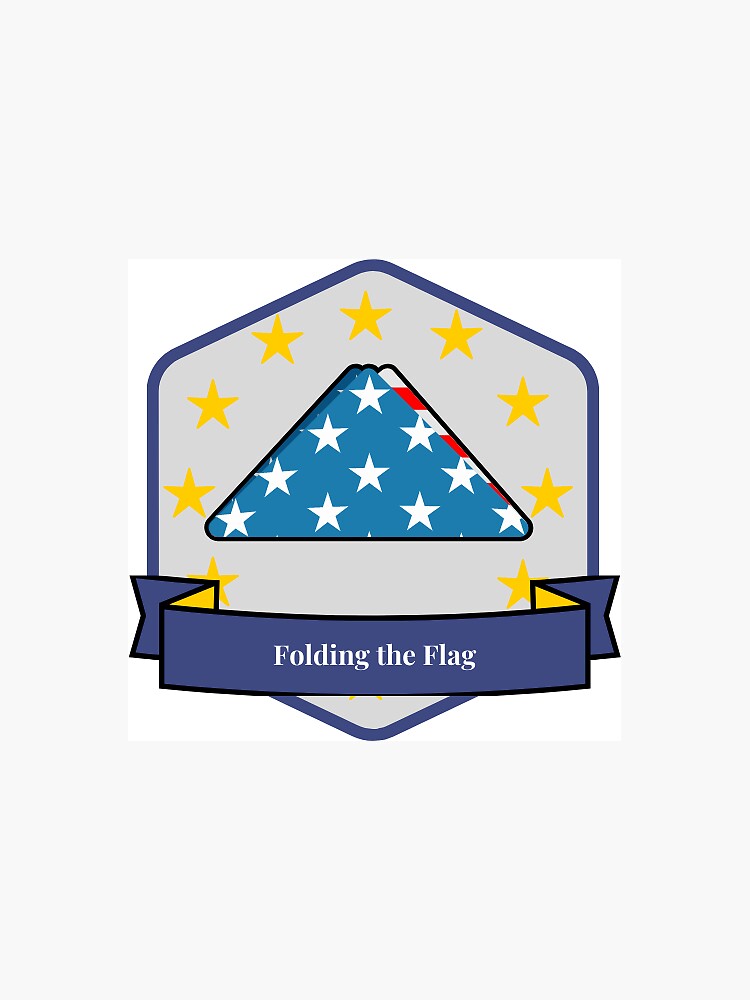 Thumbnail 3 of 3, Magnet, Folding the Flag designed and sold by alixbryant.