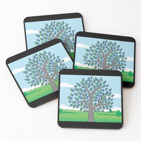 Item preview, Retro Trees Spring Autumn Season designed and sold by flofin.