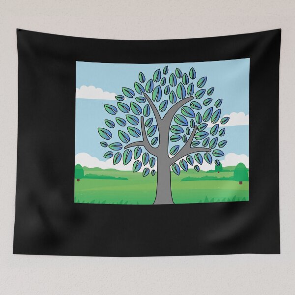 Item preview, Retro Trees Spring Autumn Season designed and sold by flofin.