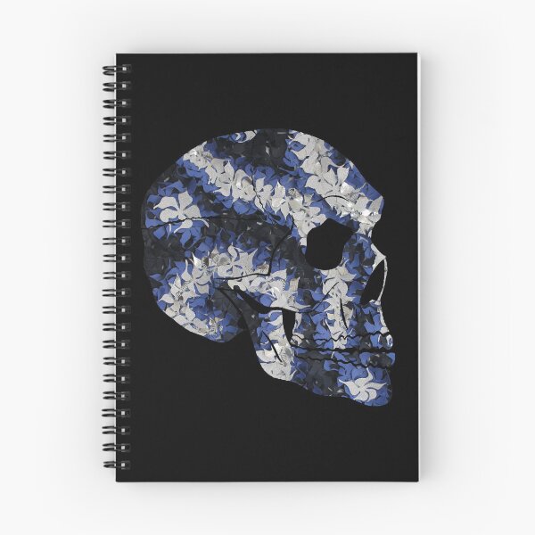 Item preview, Flower Skull Blue designed and sold by MidnightMagpie.
