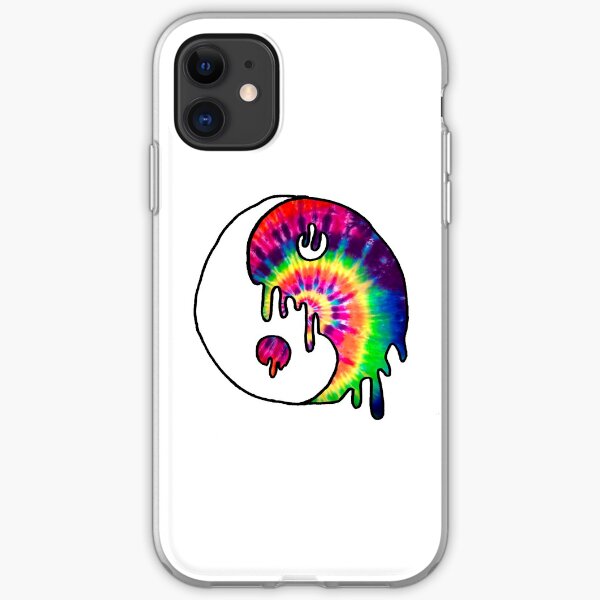 Drippy Trippy Tie Dye Yin Yang iPhone Soft Case