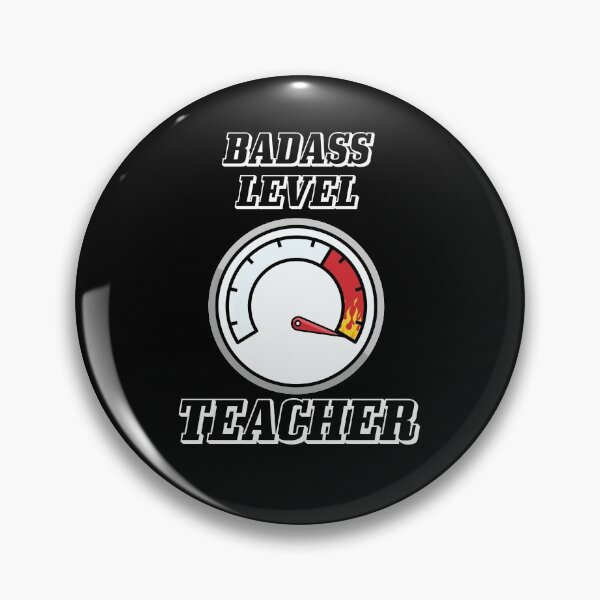 Item preview, Badass Teacher Maximum Cool, Funny School Graphic designed and sold by GO SHIRT-TEE.