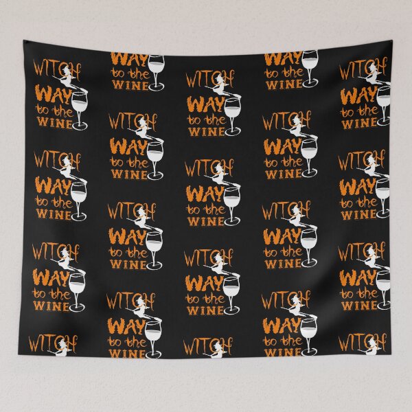Item preview, witch way to the wine  designed and sold by The Nova Prints .