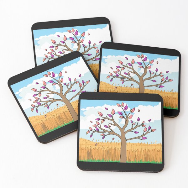 Item preview, Retro Trees Spring Autumn Season designed and sold by flofin.