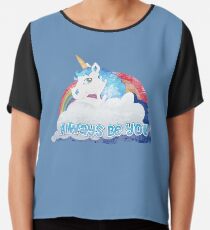 Central Intelligence - Unicorn (Faded as worn in the film) Bob Stone Chiffon Top