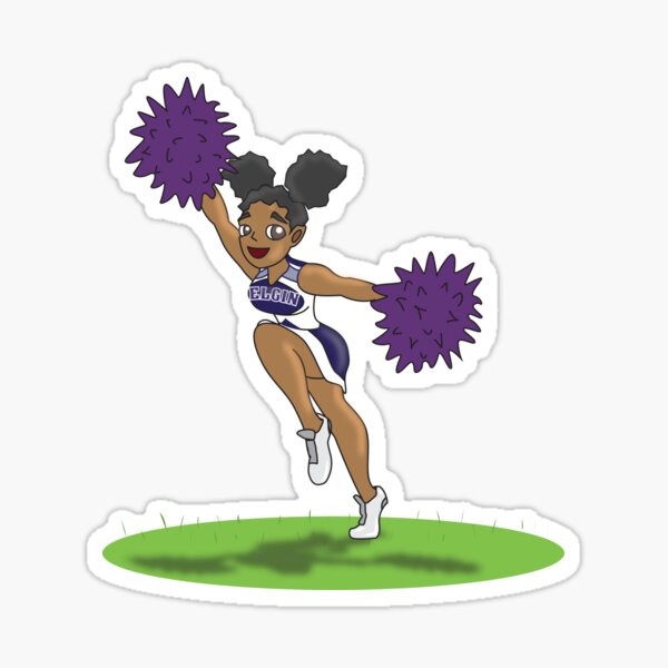 Elgin Cheerleader Sticker