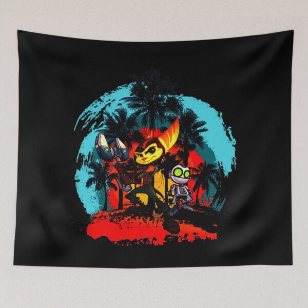 Item preview, Tropical sun RATCHET and CLANK lets go clank  | Perfect Gift|Ratchet clank designed and sold by justinaan.