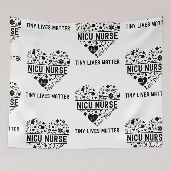 Item preview, Team Nicu Nurse, Tiny Lives Matter designed and sold by SportyDogShop.