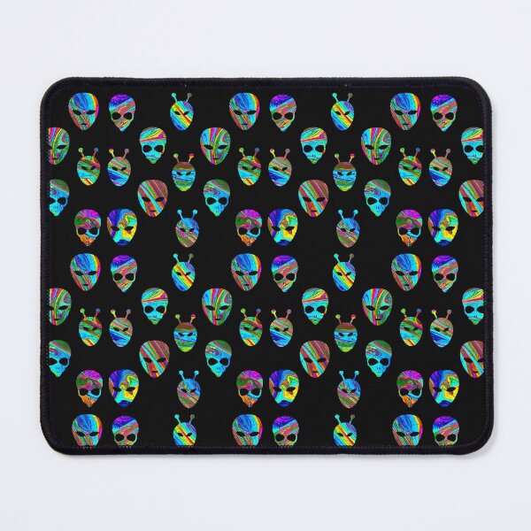 Item preview, tie dye alien rainbow sticker pack set designed and sold by Fashionmonger.