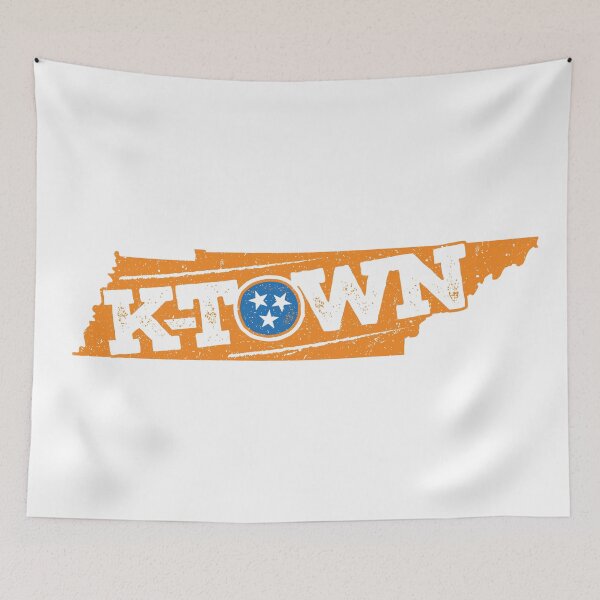 Item preview, K-Town Tennessee (Orange and Blue Fill on White) designed and sold by Justin Ellis.