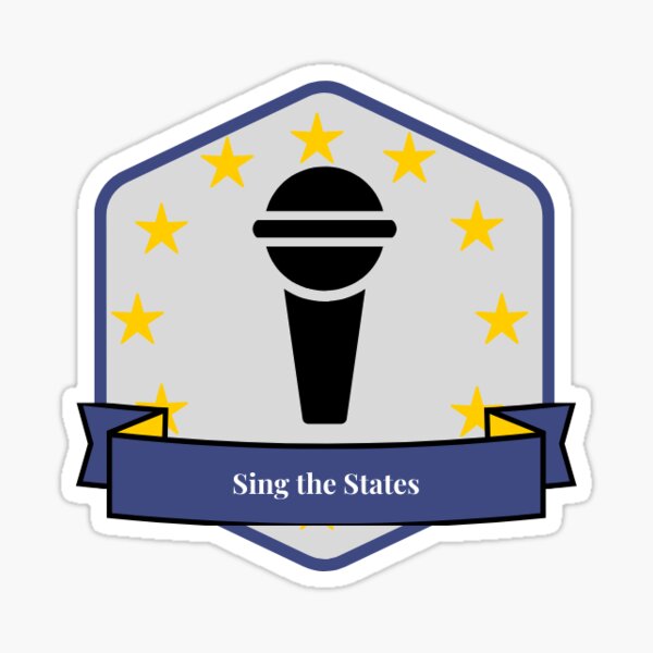 Sing the States Sticker
