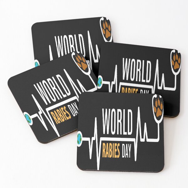 Item preview, World Rabies Day t-shirt & Stickers | Gift to dog Black white Kitten Health care Day 28 September day designed and sold by Teshirt ★★★★★.