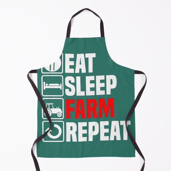 Item preview, EAT SLEEP FARM REPEAT designed and sold by Marakstore.