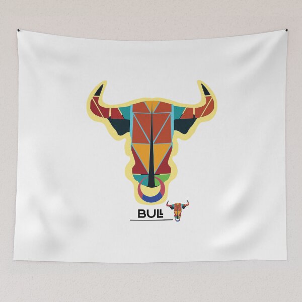Item preview, bullhead geometric shape t-shirt designed and sold by KARTICK DUTTA.