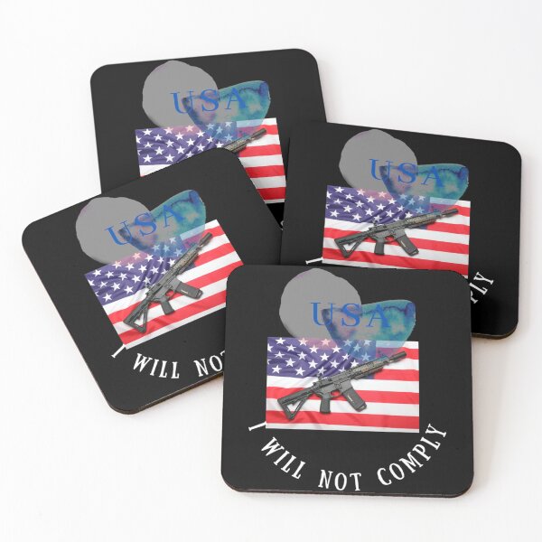 Item preview, I will not comply           designed and sold by VigilantSupplys.