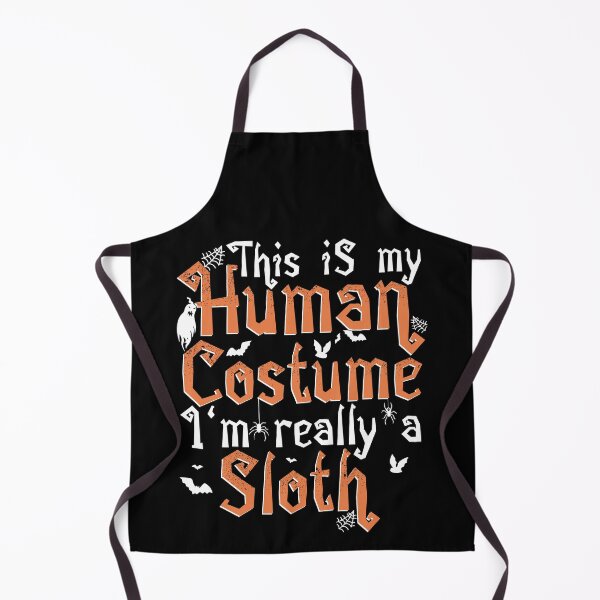 Item preview, This Is My Human Costume I'm Really A Sloth - Halloween print designed and sold by theodoros20.