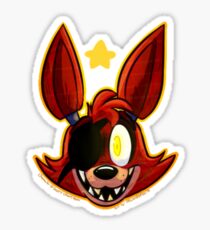 FNAF Foxy Headshot Sticker