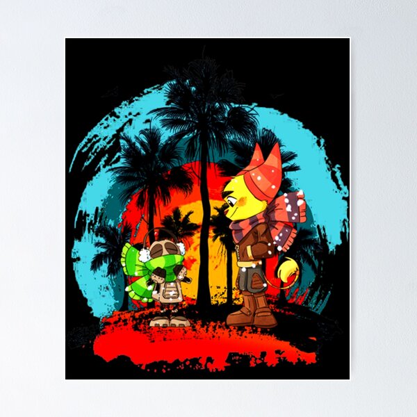 Item preview, Tropical sun RATCHET and CLANK ratchet and clank weather  | Perfect Gift|Ratchet clank designed and sold by justinaan.