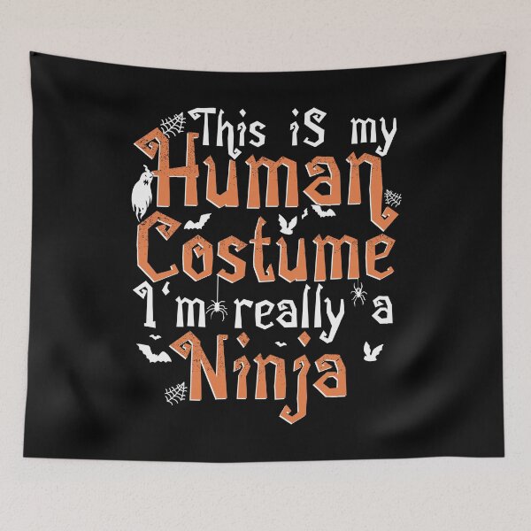 Item preview, This Is My Human Costume I'm Really A Ninja - Halloween product designed and sold by theodoros20.