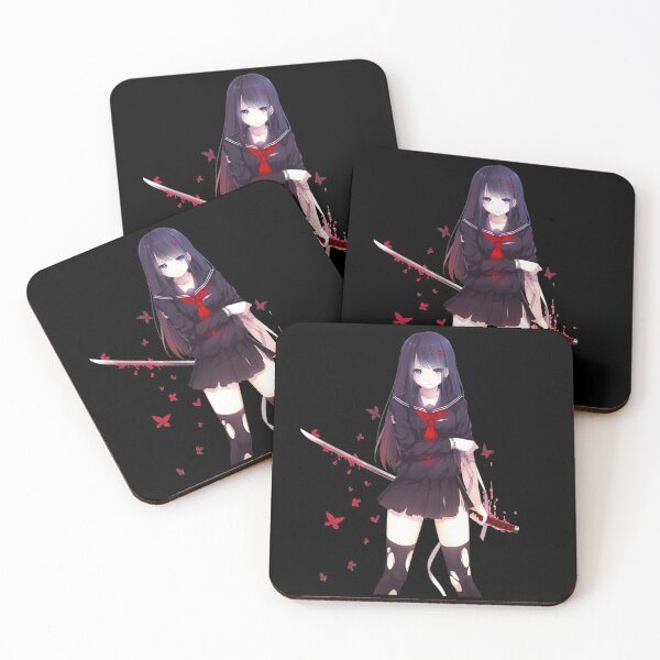 Item preview, cute anime girl with katana sword|kawaii anime girl with katana sword designed and sold by Design Repo.
