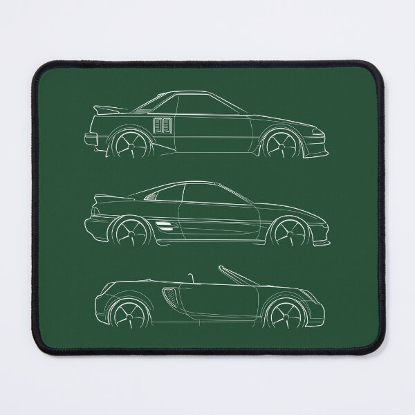 Item preview, Evolution of the Toyota MR2 - profile stencil, white designed and sold by mal-photography.