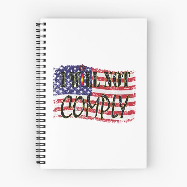 Item preview, i will not comply        designed and sold by VigilantSupplys.