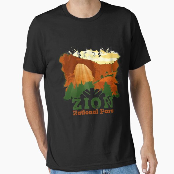Vista previa del artículo con la obra «Parque Nacional Zion vintage», diseñado y vendido por theDlab.
