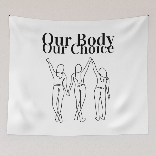 Item preview, Her Body Her Choice Womens Choice Pro Women Lady Liberty Feminist Movement designed and sold by KLINESTORE.