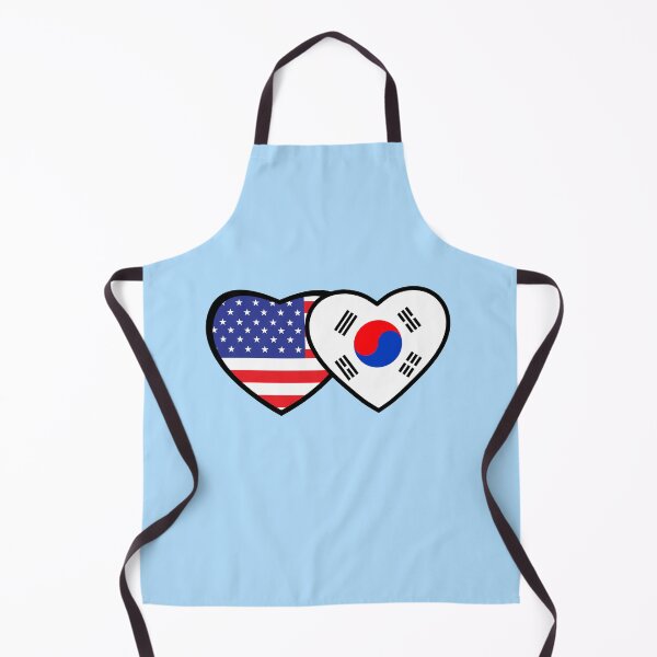 Item preview, American-Korean heart shape flag, Am-Ko flag together, Korean culture, South Korea flag, Proud American Korean designed and sold by InspiresME.